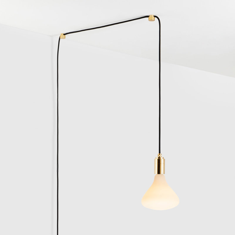 Luminaire suspendu à 1 lumière Noma, Laiton