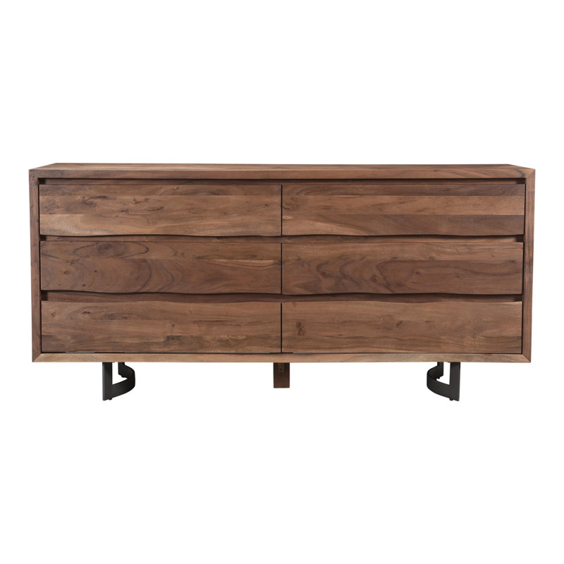 Commode double 6 tiroirs Sahera