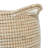 Seagrass Handmade Two Toned Decorative and Functional Storage Basket with Handles