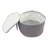 5 Pack Sturdy Plates and Dishes Storage Containers with Lids for Dinnerware-1091671177