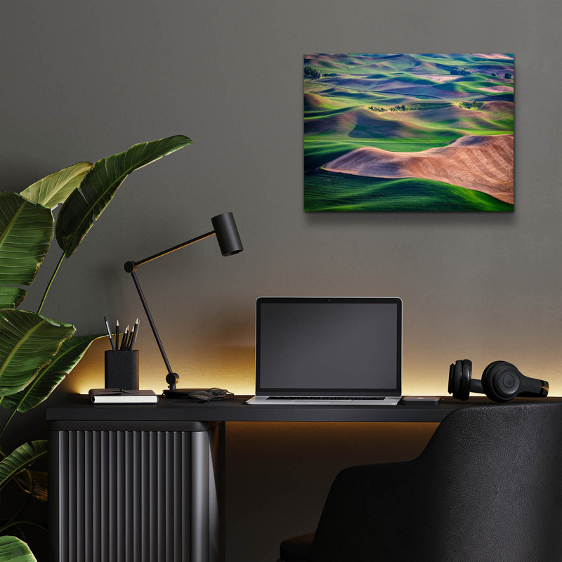 Art mural en verre acrylique «Run» par Rick Berk par Latitude Run®, H 12 po x l 16 po x P 0,13 po