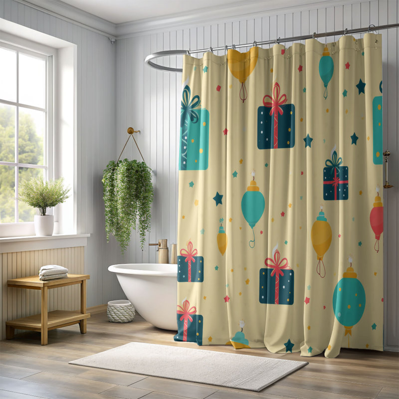Rideau de douche Premium, H 74 po x l 71 po