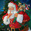 «The Holiday Aisle® Comish, Susan», reproduction d'art sur toile tendue sous le titre: Shhh Santa SC-M170801-995923320