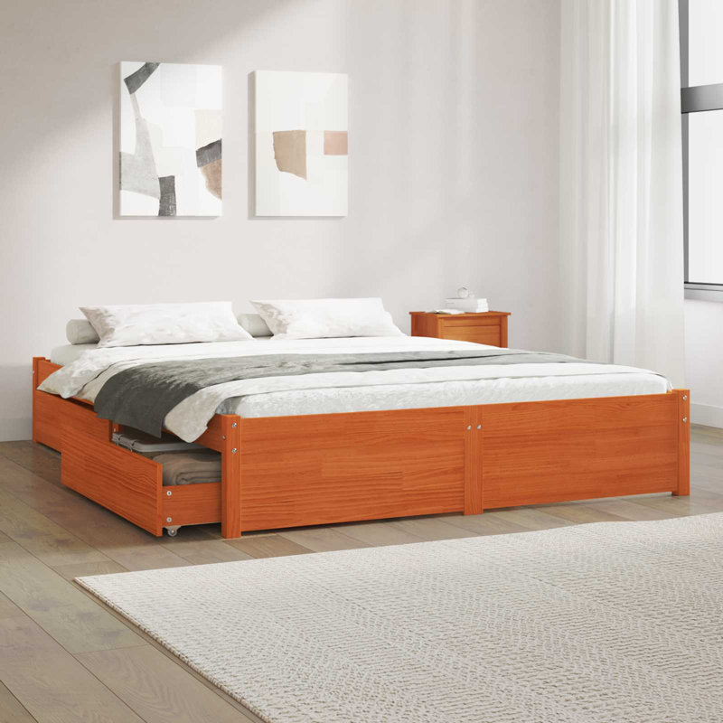 Solid Wood Bed Frame