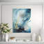 Blue Ribbons I Painting by Janice Sadler-25798907-25798902