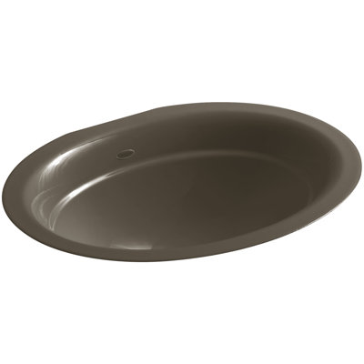 Serif Metal Oval Undermount Bathroom Sink