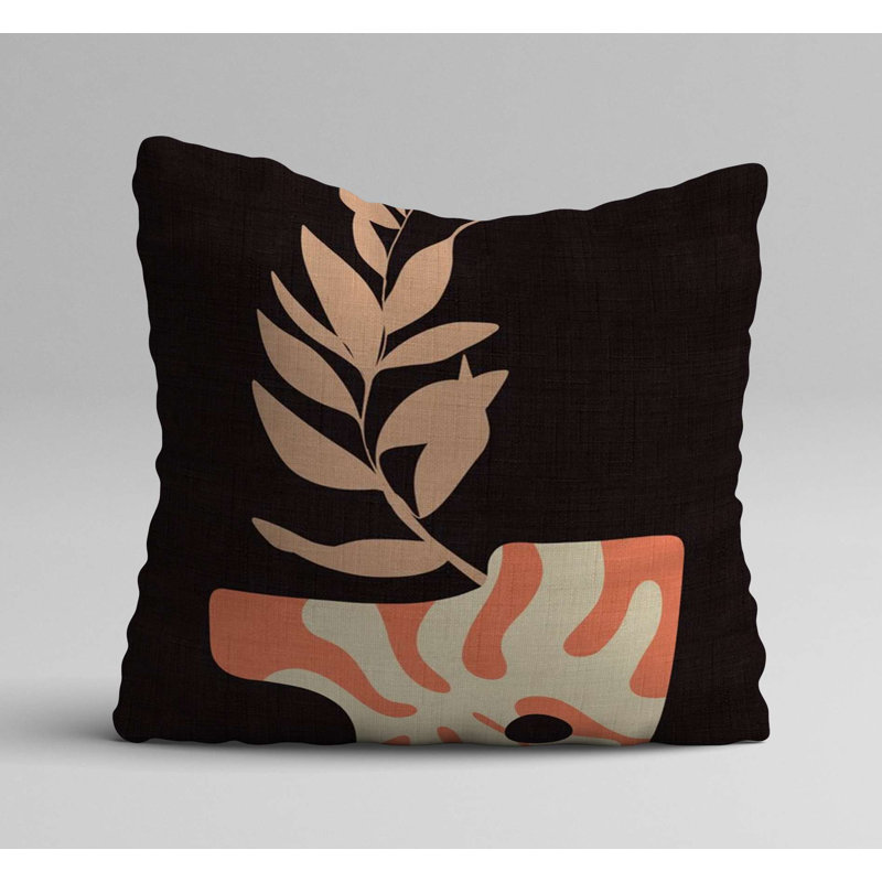 Ensemble de housse de coussin élégant (3 pièces), 16,9 x 16,9 pouces | 50% coton / 50% polyester, lavable et repassable | Parfait pour la décoration intérieure, le canapé et le salon, tissu doux et durable