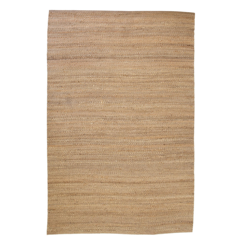Nevins Solid Colour Hand Woven Shag Area Rug, Rectangle 171 x 241cm