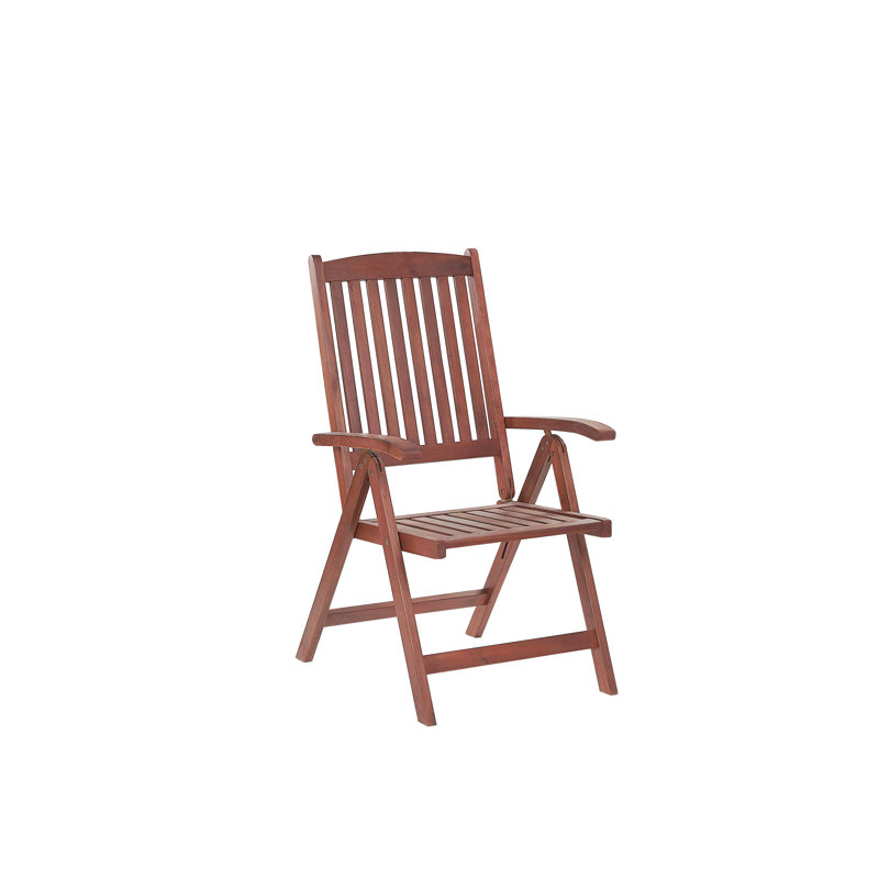 Beauly Folding Patio Dining Side Chair with Cushion