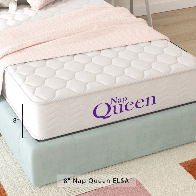 NapQueen 8" Twin Eurotop Innerspring Mattress