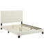 Lit plateforme capitonné en velours performance Melanie de Modway-508170951-509486772