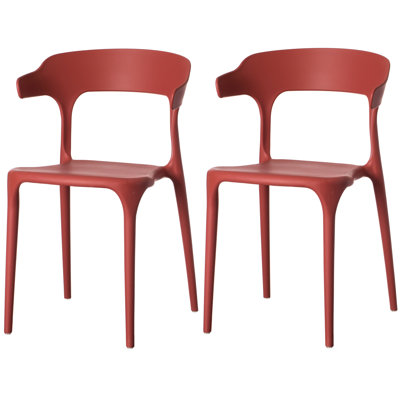 17.75 " H Plastic Side Chair Stacking