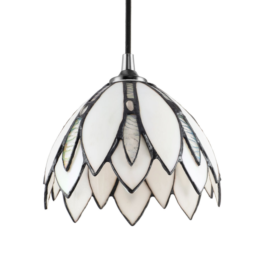 13cm H Glass Novelty Pendant Shade ( No Direct Attachment Method ) in White