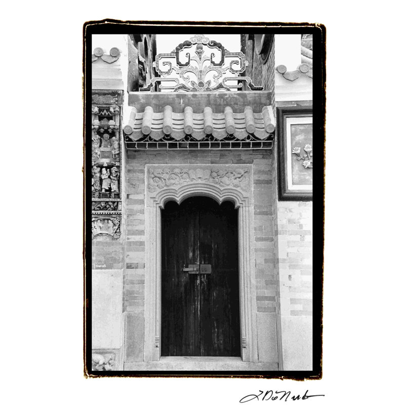 Porte de temple, H 18 po x l 12 po
