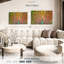 «Grand Green Peacock Wall Art» sur toile-1941405159
