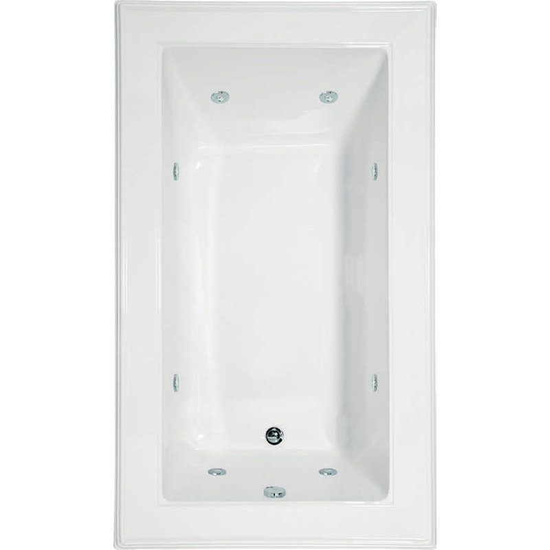 Angel 72'' L Bathtub, White, White