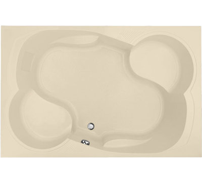 Makyla 75'' x 48'' Soaking Acrylic Bathtub