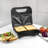 Kalorik Multi-Purpose Waffle, Grill And Sandwich Maker, In Stainless Steel/Black