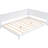 Mid-Century Modern Full Size Daybed/ In White - Wood Construction For Home Office With Classic Appeal-527899875-527899874