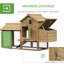 150.5m² Chicken Coop with Chicken Run