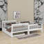Lit superposé double avec lit gigogne, rangement et barrière d'escalier-1234145424