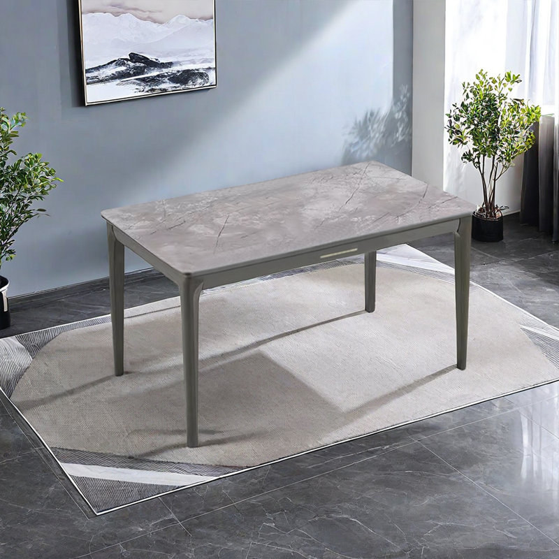 Adalinda Solid Wood Base Dining Table
