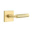 Emtek Select Passage Interior Mortise w/ Square Rosette & R-Bar Stem, Straight Knurled Lever-1551999467-1551999465
