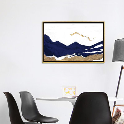 " Navy And Gold Tierra II " by Patricia Pinto