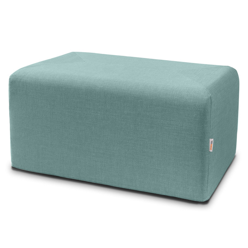 Repose-pieds Nashla Monroe, Lagon, H 18 po x l 24 po x P 24 po