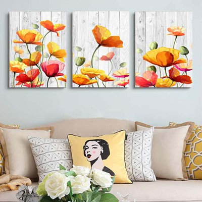 3 Piece Wrapped Canvas Print
