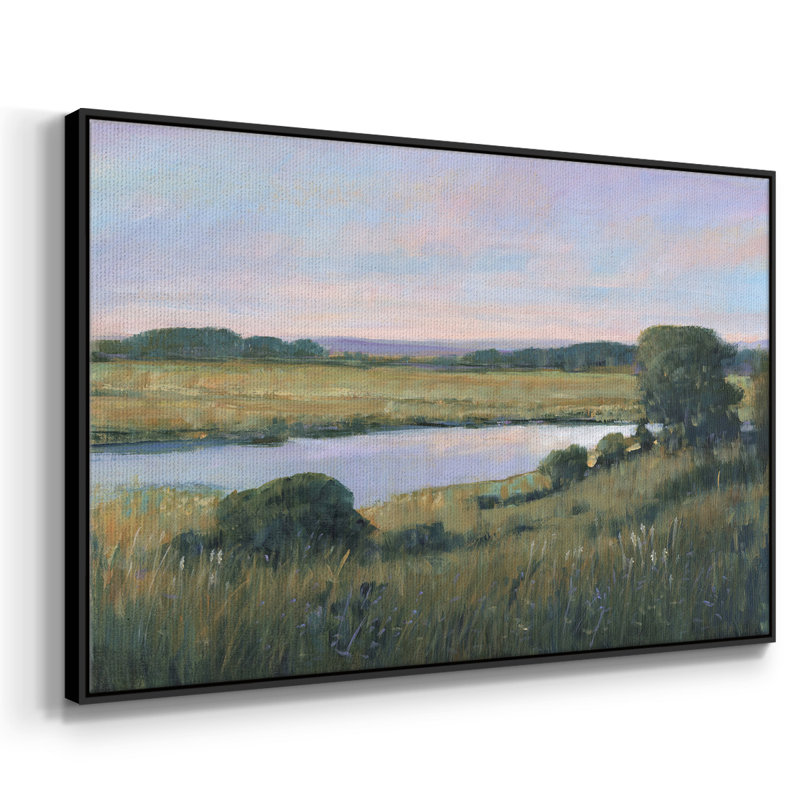 «Spring Marsh II», reproduction sur toile flottante, H 17 po x l 25 po x P 2 po, Noir