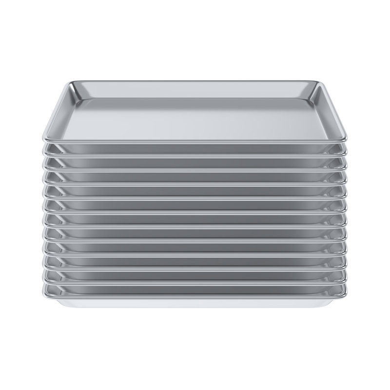 Moule à bille / feuille en aluminium de calibre 19 de 13 po x 18 po.  Paquet de 12