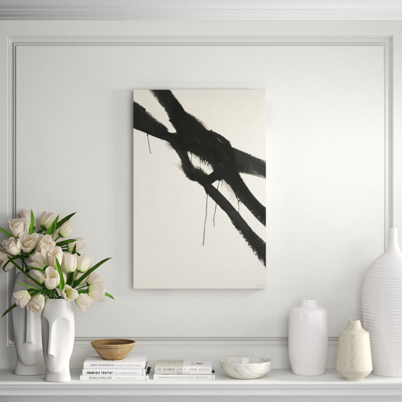 Obliquo III Print by Kelly Rogers, 54" H x 36" W, Glass Coat
