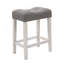 Ensemble de table de bar 4 pièces avec prise électrique, table de bar avec 3 tabourets rembourrés, table d'appoint derrière le canapé, pour salon et salle à manger-781825015-781825016