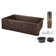30" Hammered Copper Kitchen Apron Single Basin Sink with Scroll Design with Matching Drain and Accessories