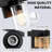 22.5" Large Bathroom Vanity Light Fixture - 3-Light Black And Gold Wall Sconce With Clear Glass Shade For Farmhouse, Modern, And Traditional Spaces-1908659650-1908659663-1908659661