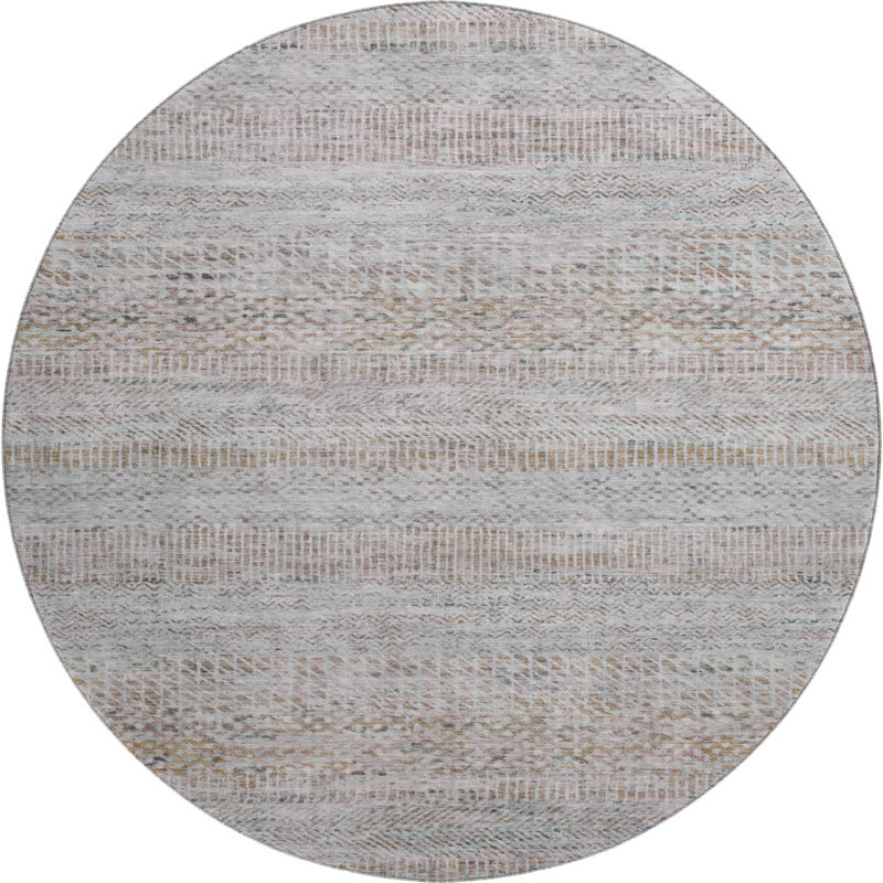 Tapis de qualité supérieure lavable à la machine Marasco AMF1634, Rond 8 pi