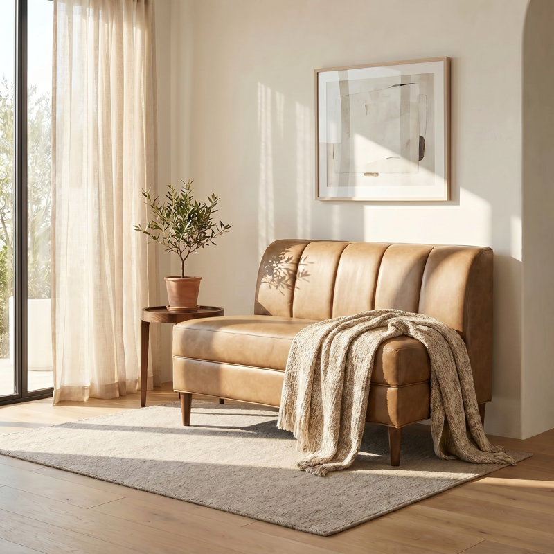 Banc modulaire en similicuir Banquette
