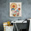  «Groovy Mushroom A» par Jean Plout, art mural sur toile, 20 po x 24 po