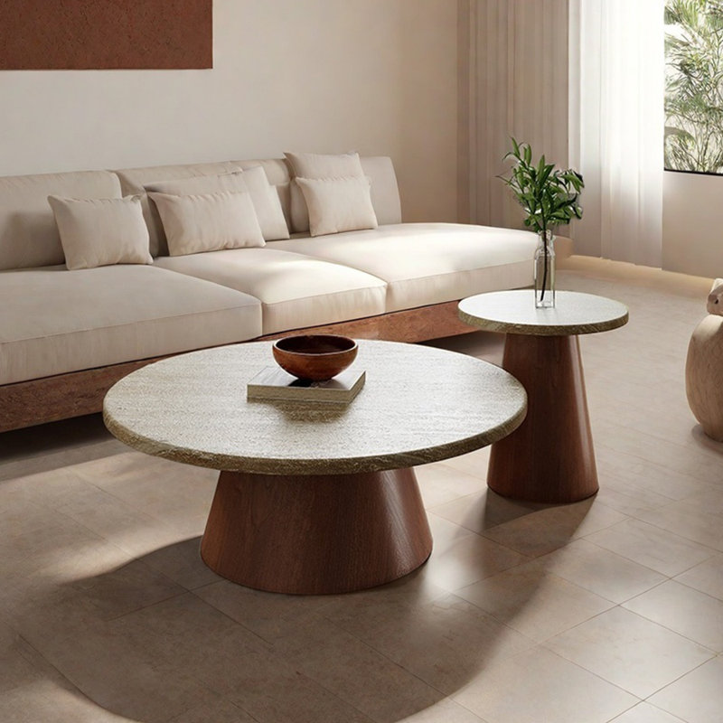 Natural Travertine Coffee Table