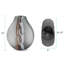 Vase en verre Smooth Vibe - court