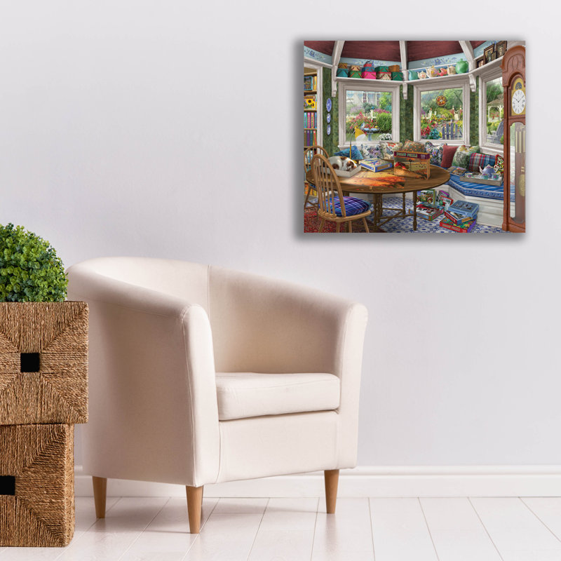 «Puzzle Room» par Bigelow, illustrations sur toile, H 26 po x l 30 po x P 1,5 po