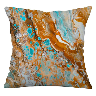 Coussin décoratif réversible Marble