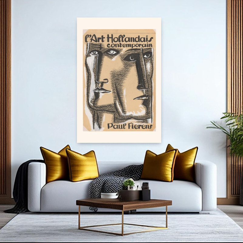 Art contemporain Art contemporain, H 60 po x l 40 po