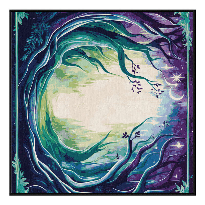 Forest's Embrace Rug, Square 6'