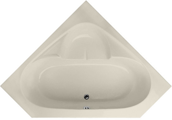 Studio 59'' L Soaking Bathtub, Biscuit