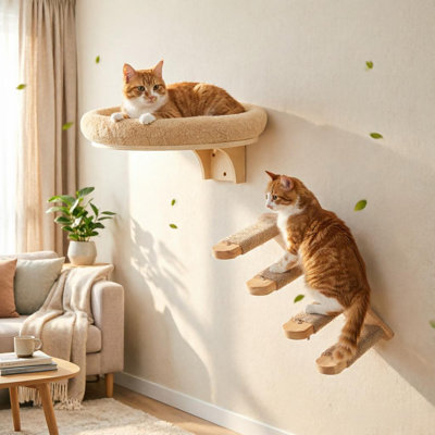 Cat Hammock and Steps Set