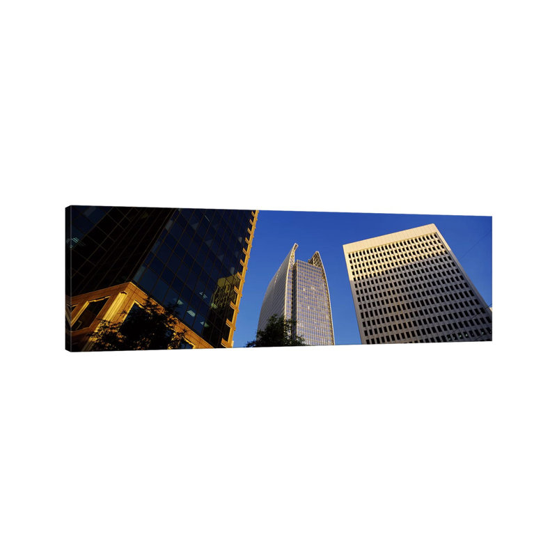 Skyscrapers In A City, Atlanta, Fulton County, Georgia, USA #2 - Wrapped Canvas Panoramic Print