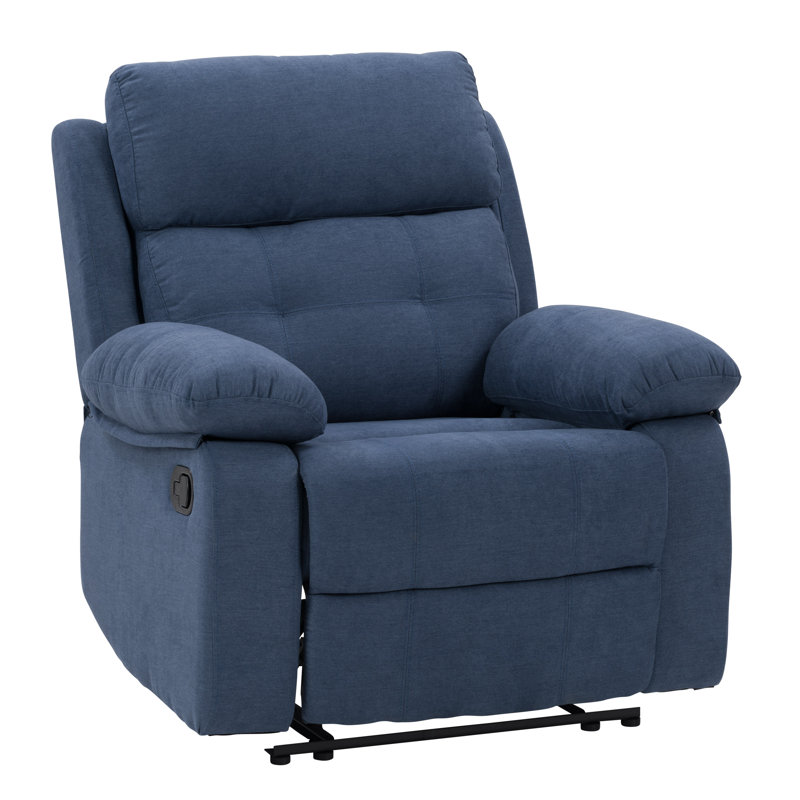 Fauteuil inclinable manuel Latitude Run® Oren, Polyester bleu