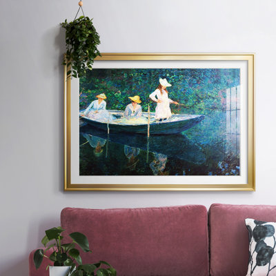 «Women Fishing», reproduction d'art encadrée